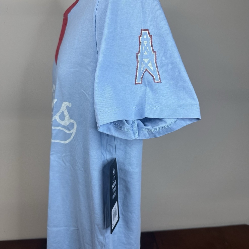 Retro '47 Brand Houston Oilers T Shirt Men's 2XL‎  NWT Blue Graphic Print $48 - Picture 2 of 6